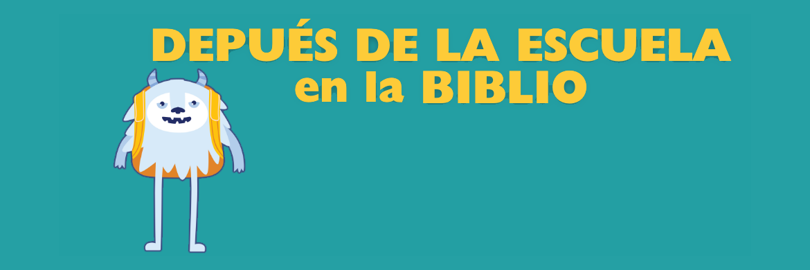 Después de la escuela en la biblio header