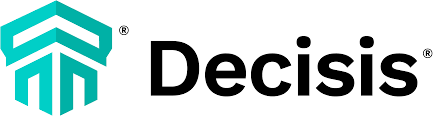 image of the Decisis logo that looks like the top of a pillar