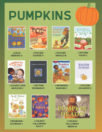 Kids - Pumpkins poster with multiple different book covers