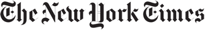 The New York Times database logo white background and black text