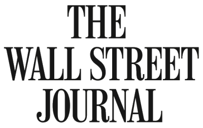 The Wall Street Journal database logo white background black text 