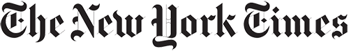 The New York Times database logo white background and black text