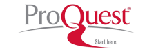 ProQuest database logo 'Pro' in grey text, 'quest' in red text, and a red path coming out from the Q