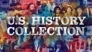 U.S. History Collection collage of famous trailblazers with faded white text
