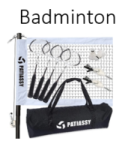 Badminton yard game in a carrying case