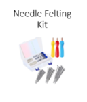 Needle Felting Kit in a plastic box