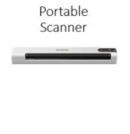 1 portable scanner in a carrying case