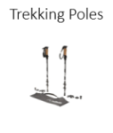 1 kit of 2 trekking poles in carrying bag