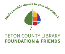 Logo for the Teton County Library Foundation and Friends