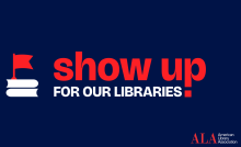 Logo for Show Up for our Libraries