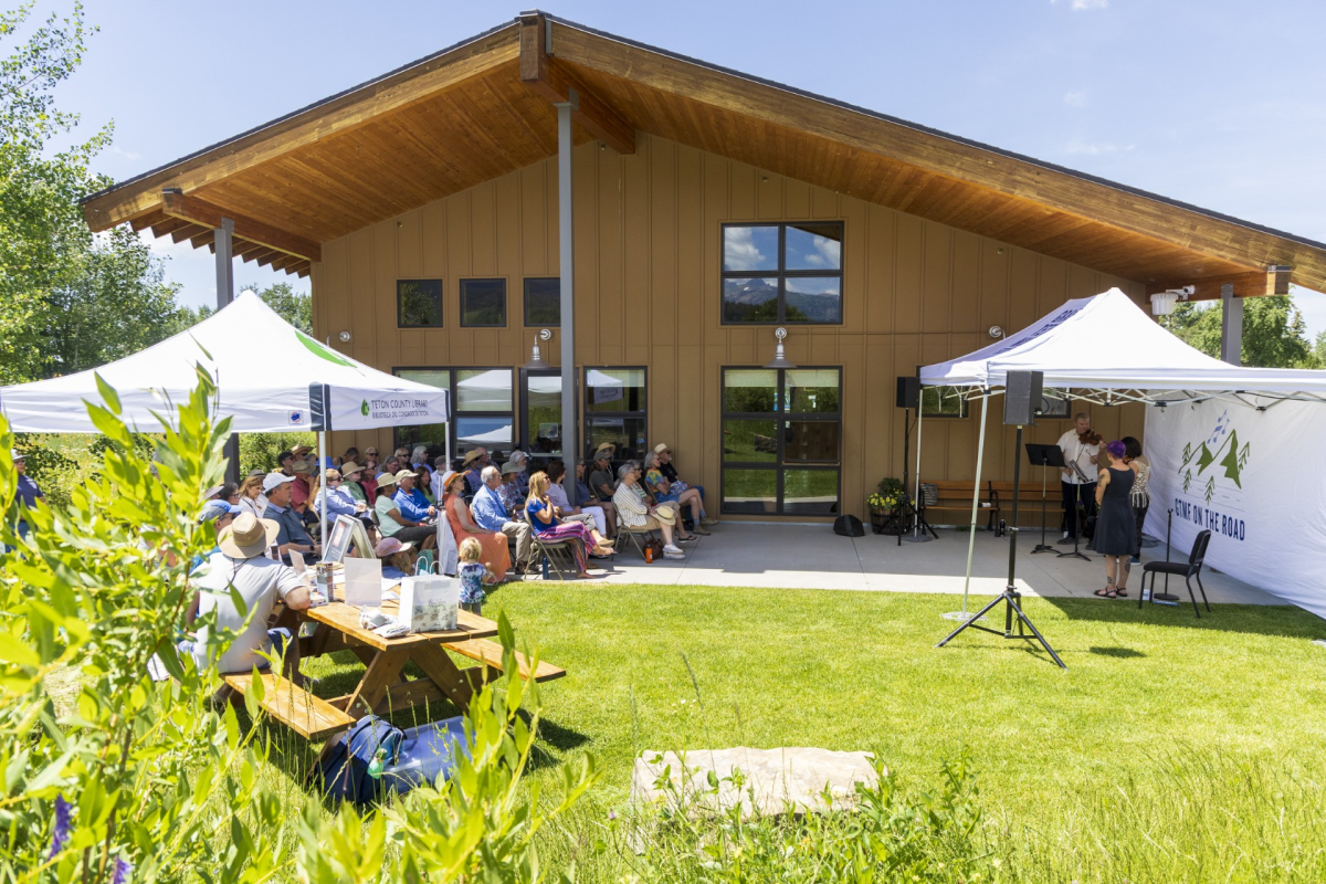 Concert in the Alta Library backyard